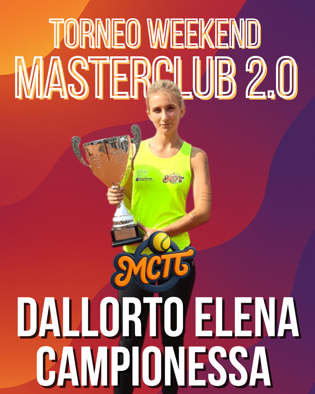 Elena Dallorto trionfa al Masterclub 2.0, ora è ufficialmente in terza categoria!