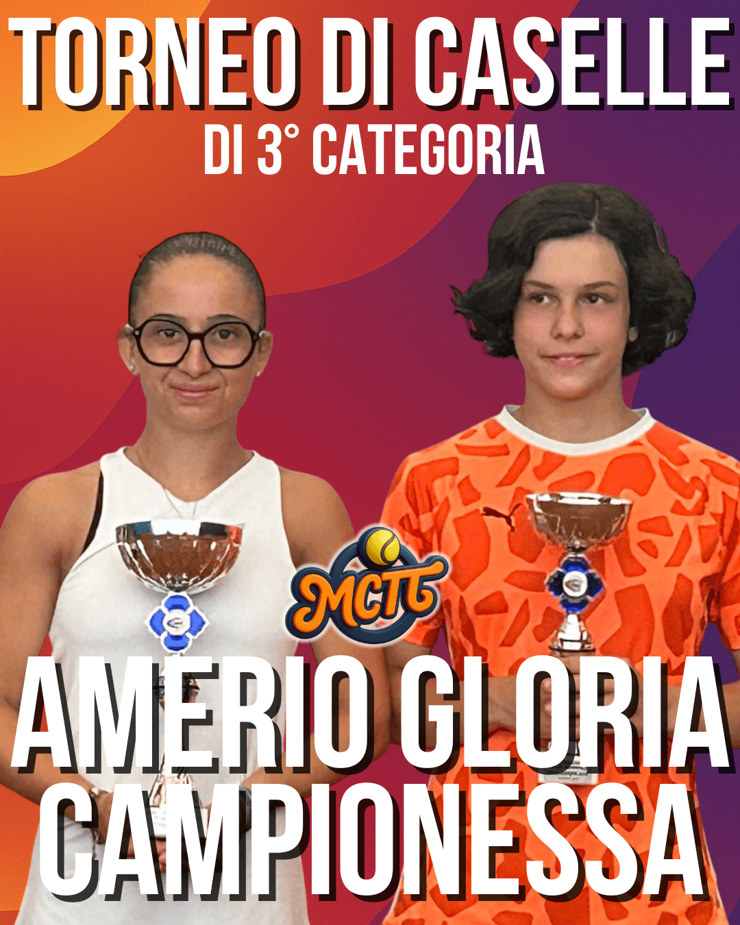 Gloria Amerio firma la doppietta!! Dopo il titolo regionale, trionfa anche al torneo di Caselle