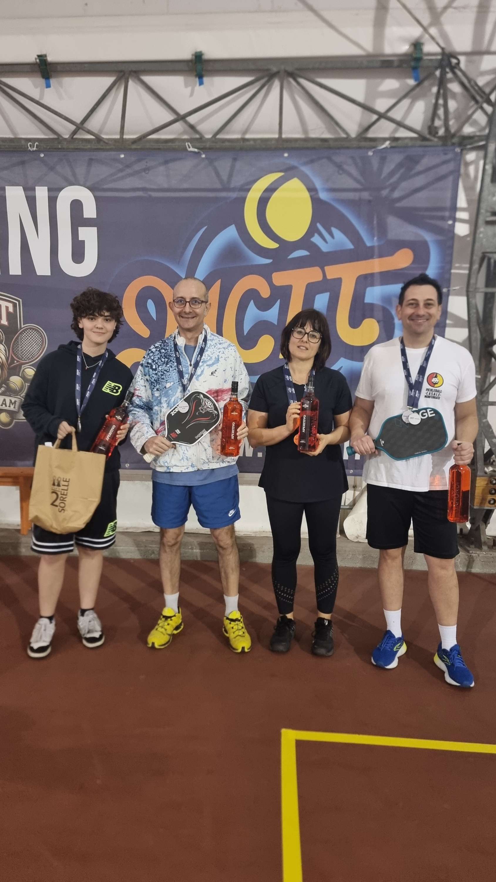 Il Pickleball cresce e fa il pieno a Canelli, 28 Atleti in gara nel ROAD to ROMA