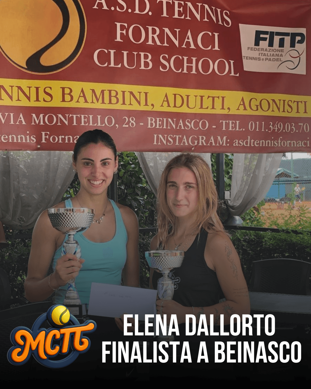Elena Dallorto finalista al “Torneo Pausa Pranzo” -talento, lotta e una crescita continua!