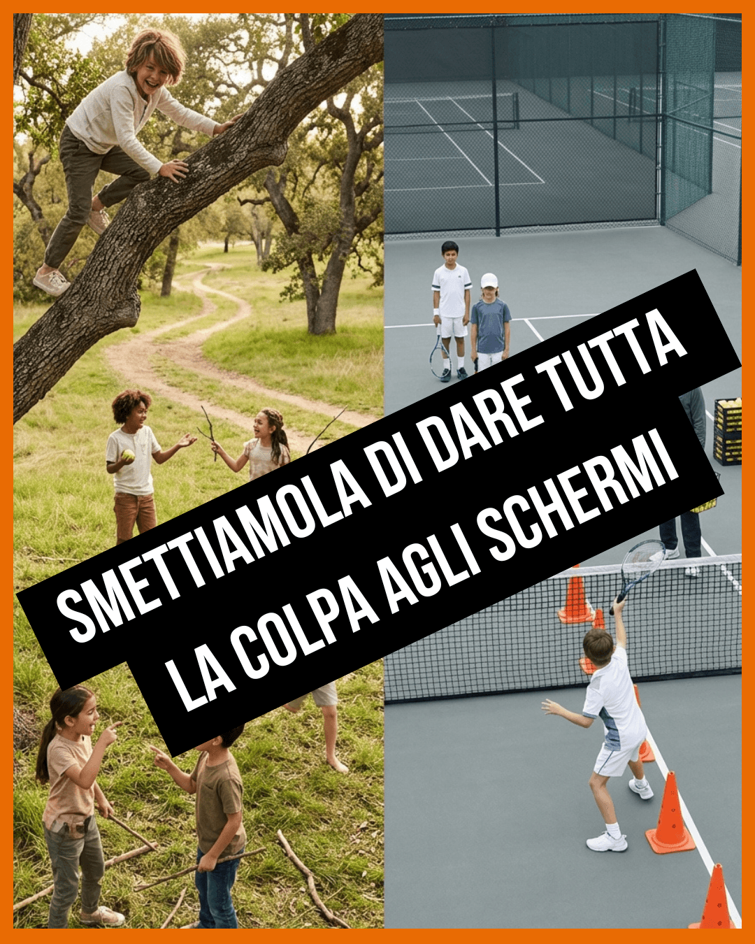 Smettiamola di dare TUTTA la colpa agli schermi!