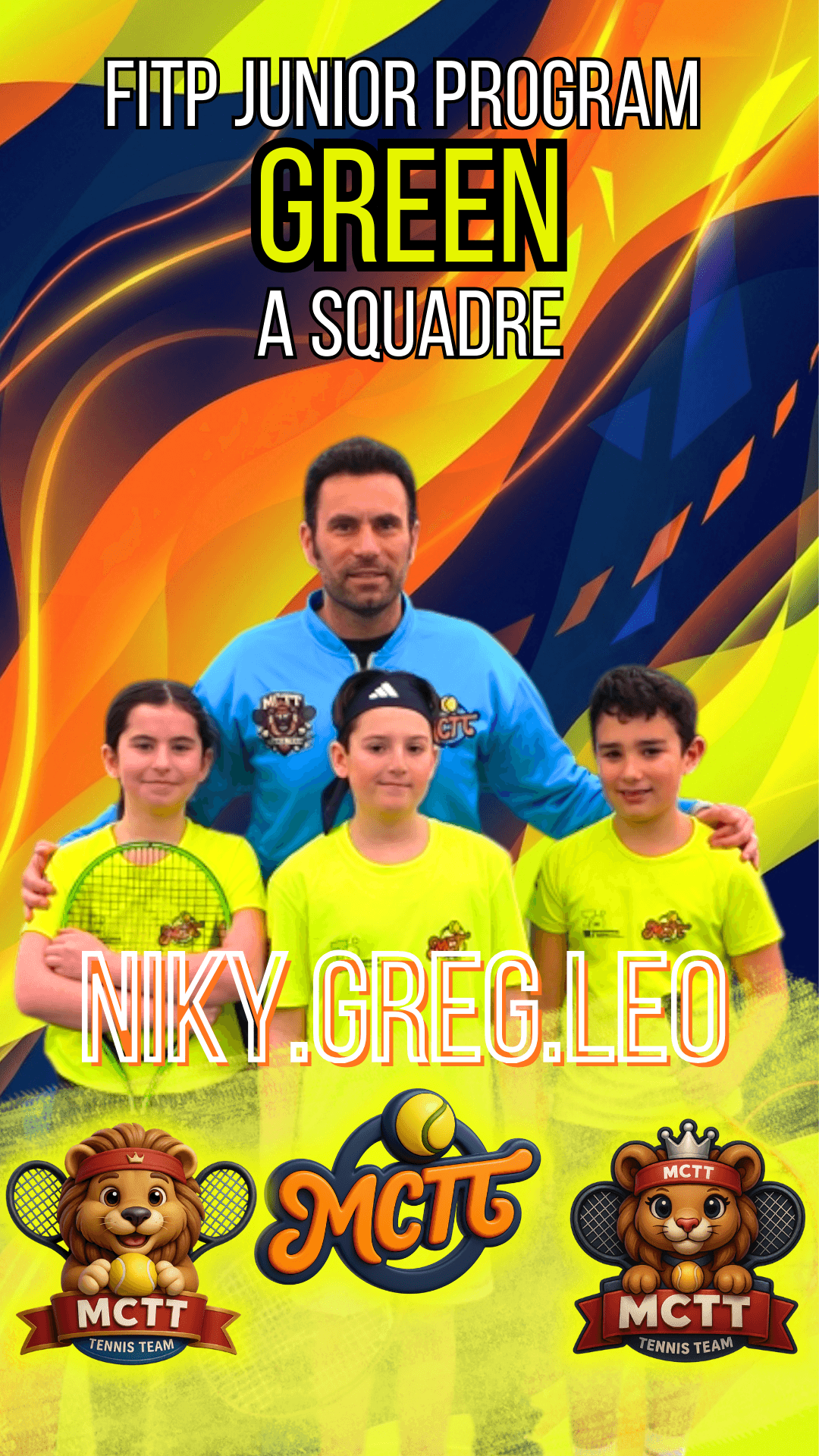 I Leoncini MCTT Ruggiscono al FITP Junior Program a Squadre
