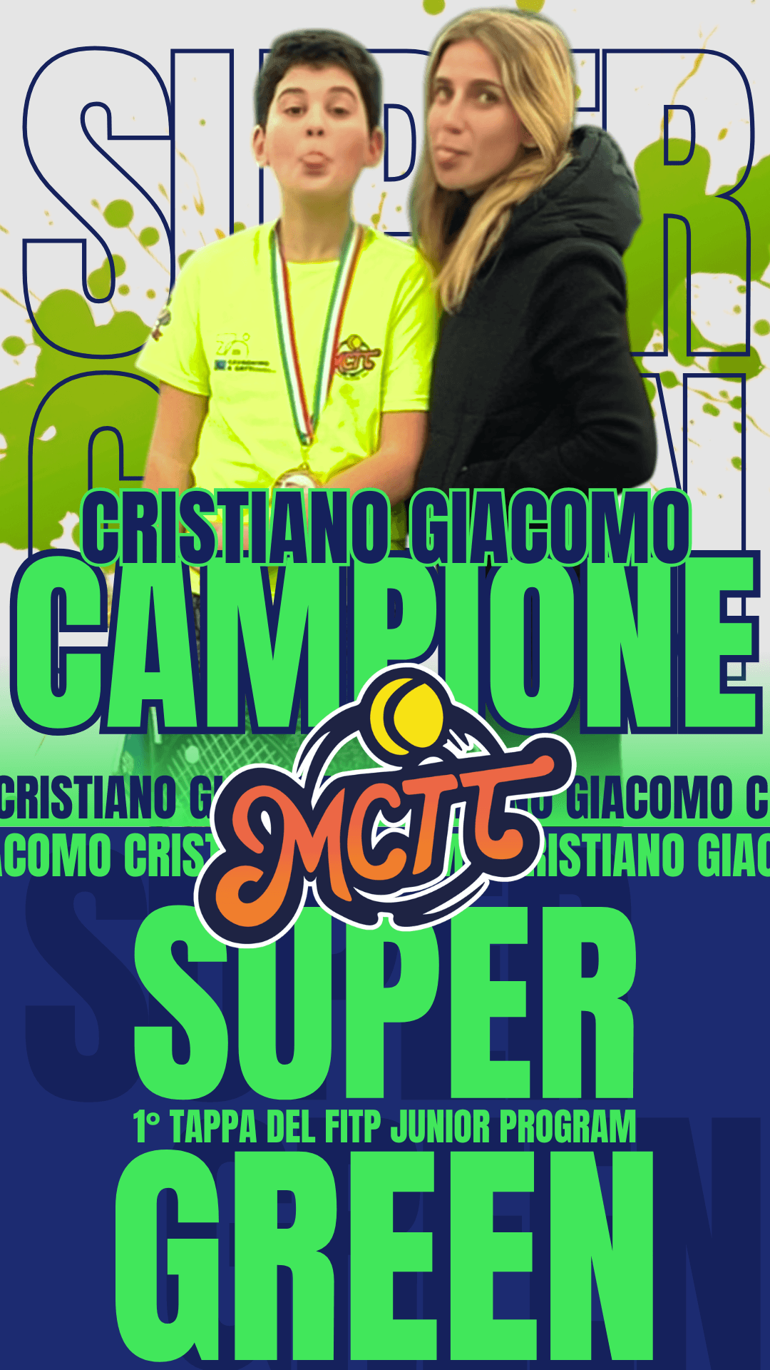 Ruggito MCTT a Casale, Cristiano Giacomo conquisla tappa Super Green del FITP Junior Program