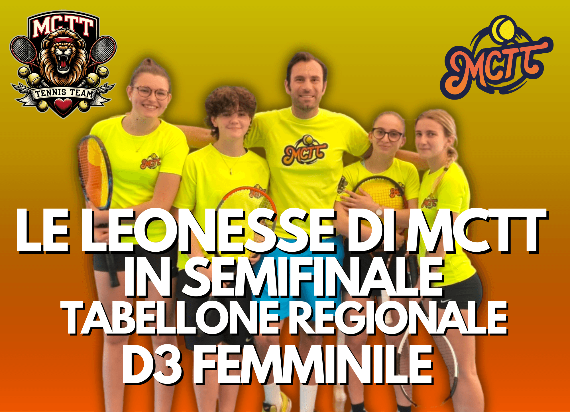 Le Leonesse di ASD MC Tennis Training Volano in Semifinale del Campionato Regionale di D3 Femminile